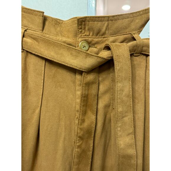 New ~ FREE PEOPLE ~ Nightfall Vegan -Suede Pants Size 6 GORGEOUS FALL - Picture 9 of 9